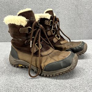 UGG‎ Australia Boots 6 Brown Ostrander Sheepskin Waterproof 1008125 Winter